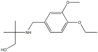 2-{[(4-ethoxy-3-methoxyphenyl)methyl]amino}-2-methylpropan-1-ol 구조식 이미지