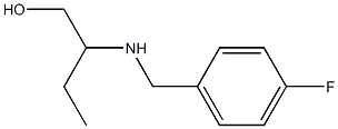 2-{[(4-fluorophenyl)methyl]amino}butan-1-ol 구조식 이미지