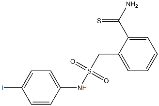 2-{[(4-iodophenyl)sulfamoyl]methyl}benzene-1-carbothioamide Structure