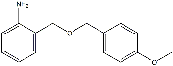 2-{[(4-methoxyphenyl)methoxy]methyl}aniline 구조식 이미지