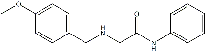 2-{[(4-methoxyphenyl)methyl]amino}-N-phenylacetamide 구조식 이미지