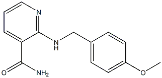 2-{[(4-methoxyphenyl)methyl]amino}pyridine-3-carboxamide Structure