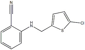 2-{[(5-chlorothiophen-2-yl)methyl]amino}benzonitrile Structure