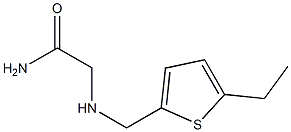 2-{[(5-ethylthiophen-2-yl)methyl]amino}acetamide Structure