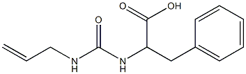 2-{[(allylamino)carbonyl]amino}-3-phenylpropanoic acid 구조식 이미지
