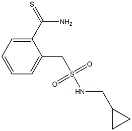 2-{[(cyclopropylmethyl)sulfamoyl]methyl}benzene-1-carbothioamide Structure