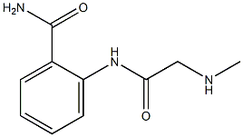 2-{[(methylamino)acetyl]amino}benzamide Structure