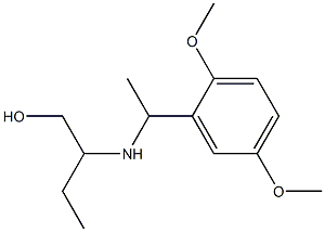 2-{[1-(2,5-dimethoxyphenyl)ethyl]amino}butan-1-ol 구조식 이미지