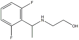 2-{[1-(2,6-difluorophenyl)ethyl]amino}ethan-1-ol 구조식 이미지