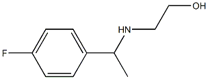2-{[1-(4-fluorophenyl)ethyl]amino}ethan-1-ol 구조식 이미지