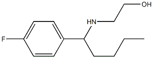 2-{[1-(4-fluorophenyl)pentyl]amino}ethan-1-ol Structure