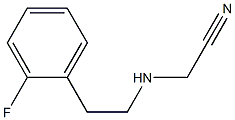 2-{[2-(2-fluorophenyl)ethyl]amino}acetonitrile Structure