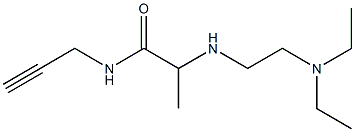 2-{[2-(diethylamino)ethyl]amino}-N-(prop-2-yn-1-yl)propanamide Structure