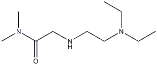 2-{[2-(diethylamino)ethyl]amino}-N,N-dimethylacetamide 구조식 이미지