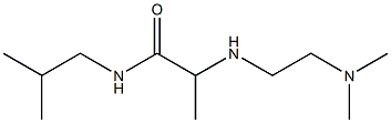 2-{[2-(dimethylamino)ethyl]amino}-N-(2-methylpropyl)propanamide Structure