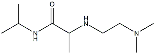 2-{[2-(dimethylamino)ethyl]amino}-N-(propan-2-yl)propanamide 구조식 이미지