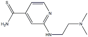 2-{[2-(dimethylamino)ethyl]amino}pyridine-4-carbothioamide Structure