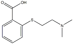 2-{[2-(dimethylamino)ethyl]thio}benzoic acid Structure