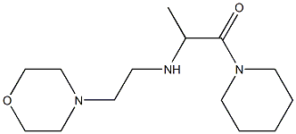 2-{[2-(morpholin-4-yl)ethyl]amino}-1-(piperidin-1-yl)propan-1-one 구조식 이미지