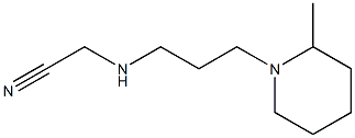 2-{[3-(2-methylpiperidin-1-yl)propyl]amino}acetonitrile 구조식 이미지