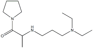 2-{[3-(diethylamino)propyl]amino}-1-(pyrrolidin-1-yl)propan-1-one Structure