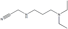 2-{[3-(diethylamino)propyl]amino}acetonitrile 구조식 이미지