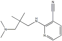 2-{[3-(dimethylamino)-2,2-dimethylpropyl]amino}nicotinonitrile 구조식 이미지