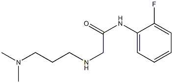 2-{[3-(dimethylamino)propyl]amino}-N-(2-fluorophenyl)acetamide Structure