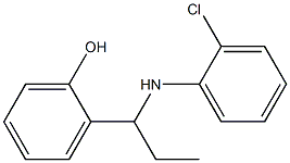 2-{1-[(2-chlorophenyl)amino]propyl}phenol 구조식 이미지