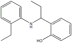 2-{1-[(2-ethylphenyl)amino]propyl}phenol Structure
