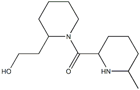 2-{1-[(6-methylpiperidin-2-yl)carbonyl]piperidin-2-yl}ethanol 구조식 이미지