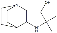 2-{1-azabicyclo[2.2.2]octan-3-ylamino}-2-methylpropan-1-ol 구조식 이미지