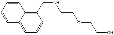 2-{2-[(naphthalen-1-ylmethyl)amino]ethoxy}ethan-1-ol 구조식 이미지