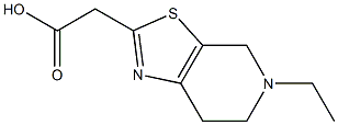 2-{5-ethyl-4H,5H,6H,7H-pyrido[4,3-d][1,3]thiazol-2-yl}acetic acid Structure