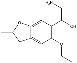 2-amino-1-(5-ethoxy-2-methyl-2,3-dihydro-1-benzofuran-6-yl)ethan-1-ol 구조식 이미지