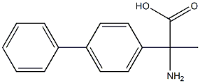 2-amino-2-(1,1'-biphenyl-4-yl)propanoic acid Structure