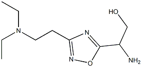 2-amino-2-{3-[2-(diethylamino)ethyl]-1,2,4-oxadiazol-5-yl}ethan-1-ol 구조식 이미지