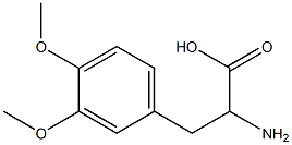 2-amino-3-(3,4-dimethoxyphenyl)propanoic acid Structure