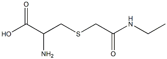 2-amino-3-{[2-(ethylamino)-2-oxoethyl]thio}propanoic acid 구조식 이미지