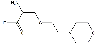 2-amino-3-{[2-(morpholin-4-yl)ethyl]sulfanyl}propanoic acid 구조식 이미지