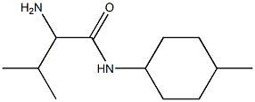 2-amino-3-methyl-N-(4-methylcyclohexyl)butanamide Structure