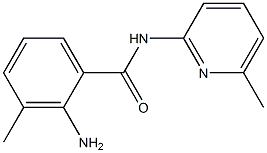 2-amino-3-methyl-N-(6-methylpyridin-2-yl)benzamide 구조식 이미지