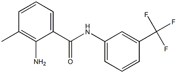 2-amino-3-methyl-N-[3-(trifluoromethyl)phenyl]benzamide Structure