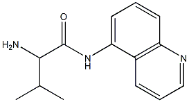 2-amino-3-methyl-N-quinolin-5-ylbutanamide Structure