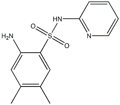 2-amino-4,5-dimethyl-N-(pyridin-2-yl)benzene-1-sulfonamide 구조식 이미지