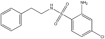 2-amino-4-chloro-N-(2-phenylethyl)benzene-1-sulfonamide Structure