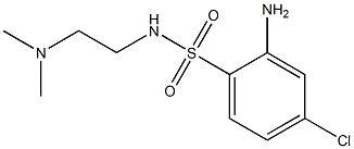 2-amino-4-chloro-N-[2-(dimethylamino)ethyl]benzene-1-sulfonamide Structure