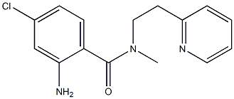 2-amino-4-chloro-N-methyl-N-[2-(pyridin-2-yl)ethyl]benzamide Structure