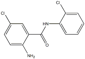 2-amino-5-chloro-N-(2-chlorophenyl)benzamide 구조식 이미지