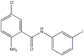 2-amino-5-chloro-N-(3-iodophenyl)benzamide 구조식 이미지